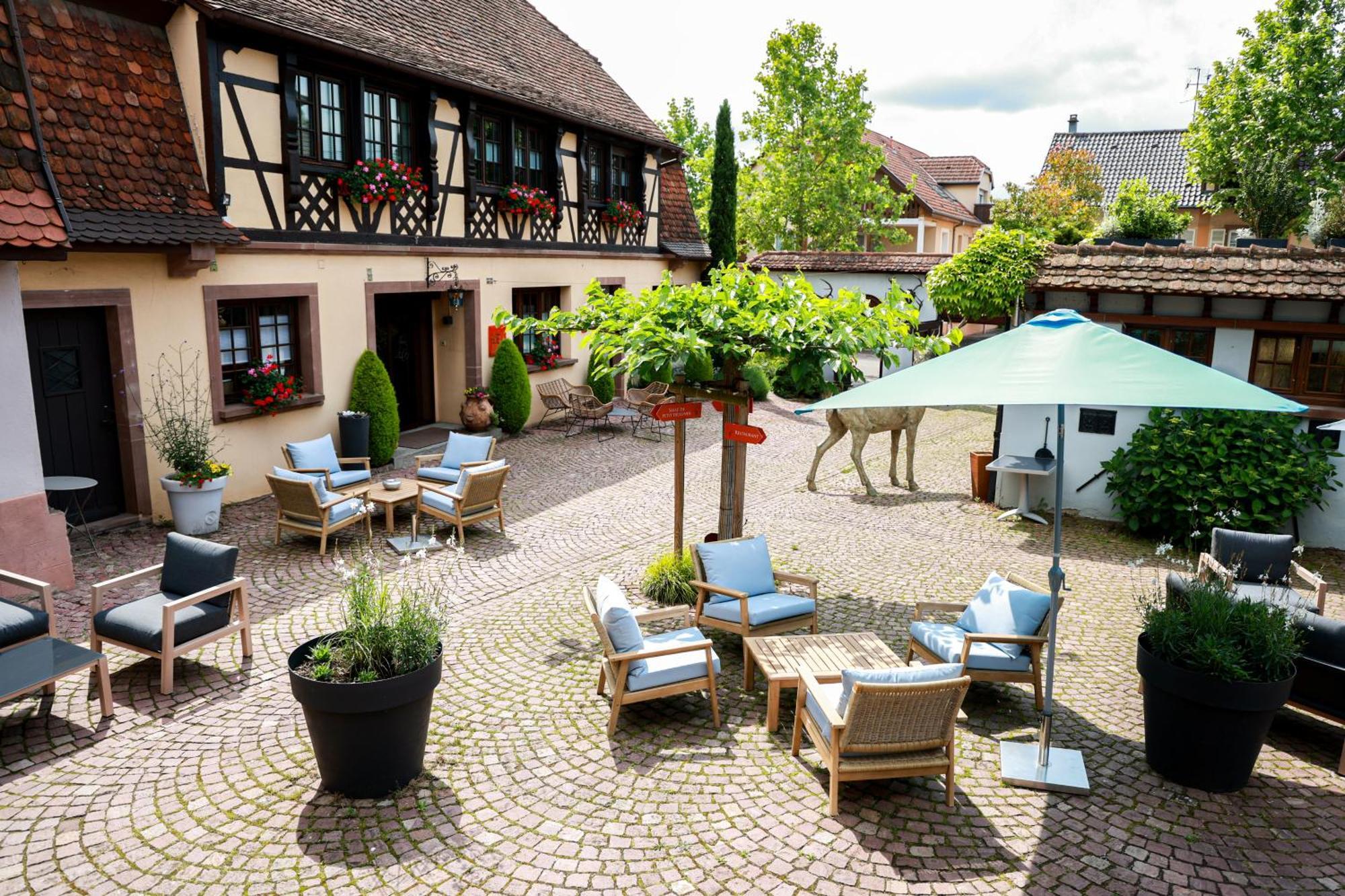 Hotel - Restaurant Le Cerf&Spa Marlenheim Exterior foto